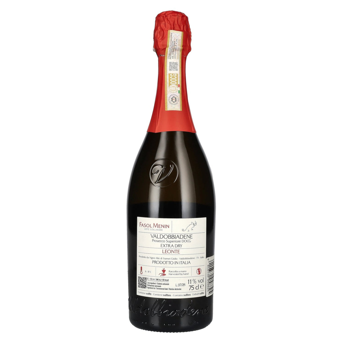 Fasol Menin Valdobbiadene Prosecco Superiore Leonte Extra Dry DOCG 11 % vol. 0,75 l