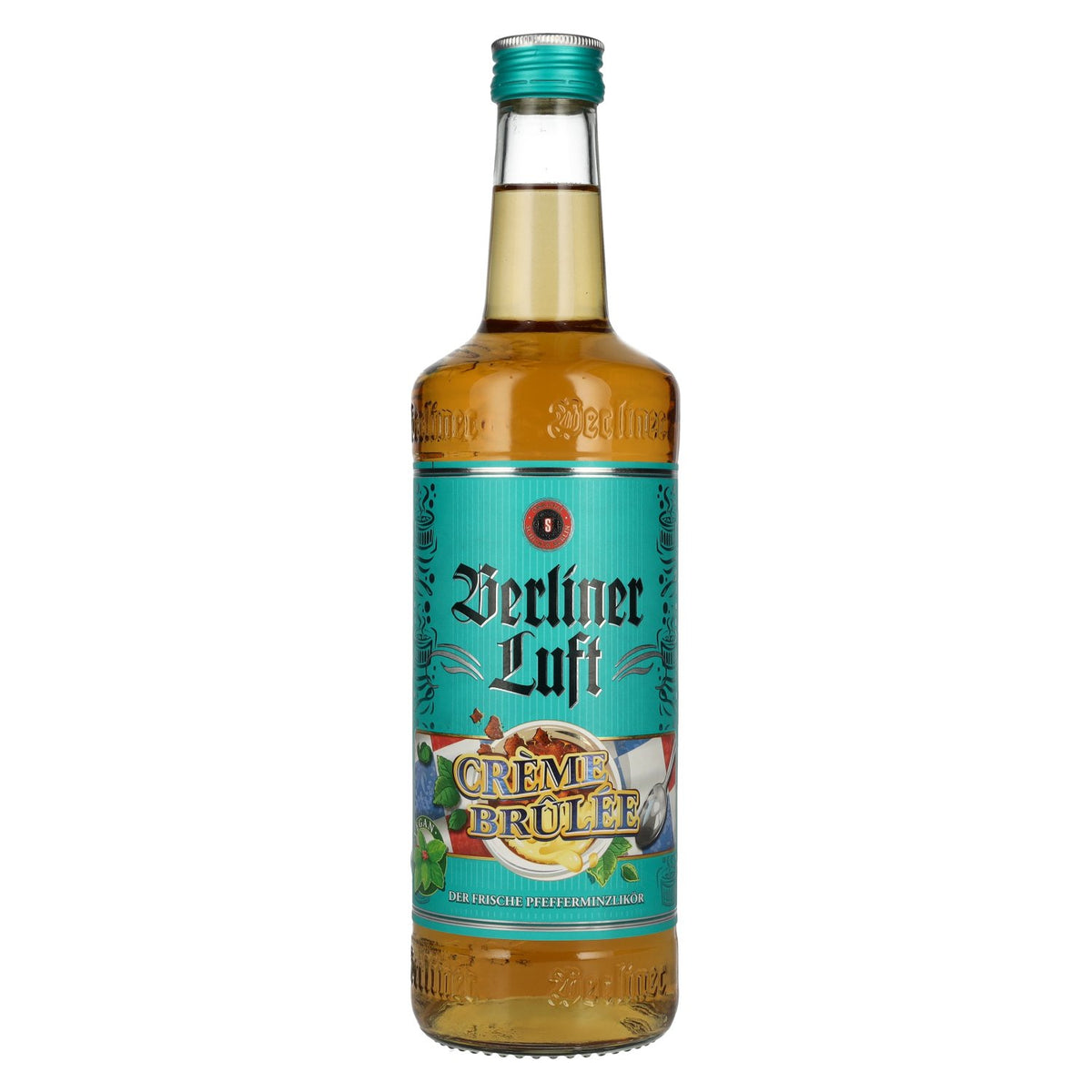 Berliner Luft CRÈME BRÛLÉE Der Frische Pfefferminzlikör 18% Vol. 0,7l