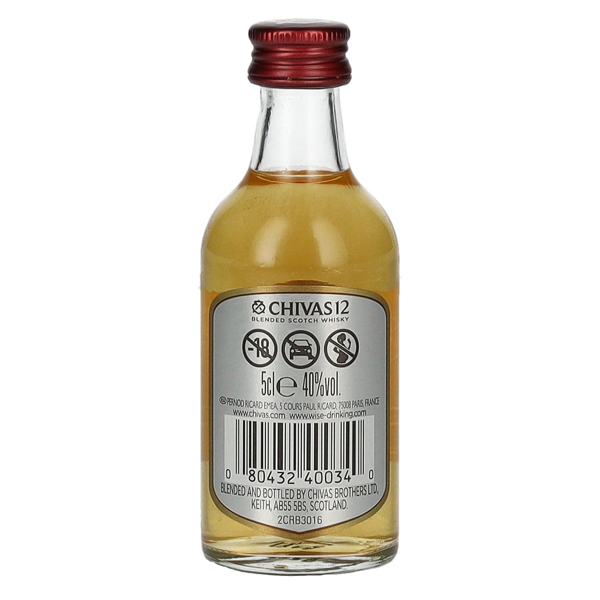 Chivas Regal 12 Years Old Blended Scotch Whisky 40% Vol. 0,05l