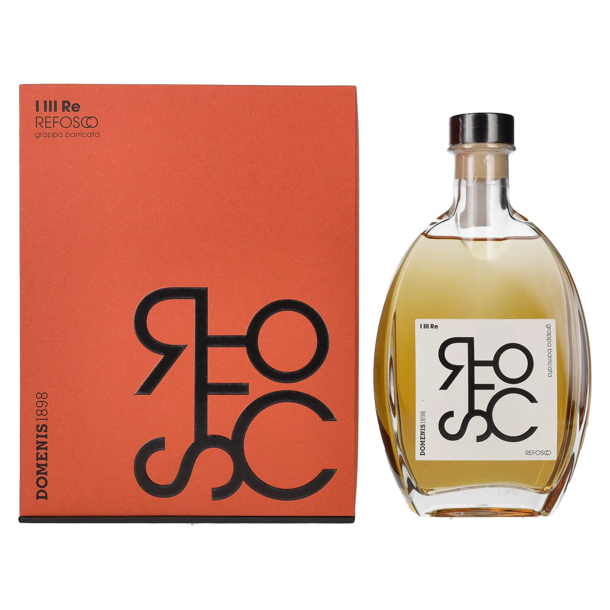 Domenis 1898 I III RE REFOSCO aged, barrel-aged grappa, 40% vol., 0.7 l, in a gift box