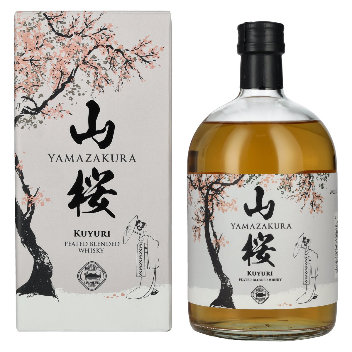 Yamazakura Kuyuri Peated Blended Whisky 46% Vol. 0,7l in Geschenkbox