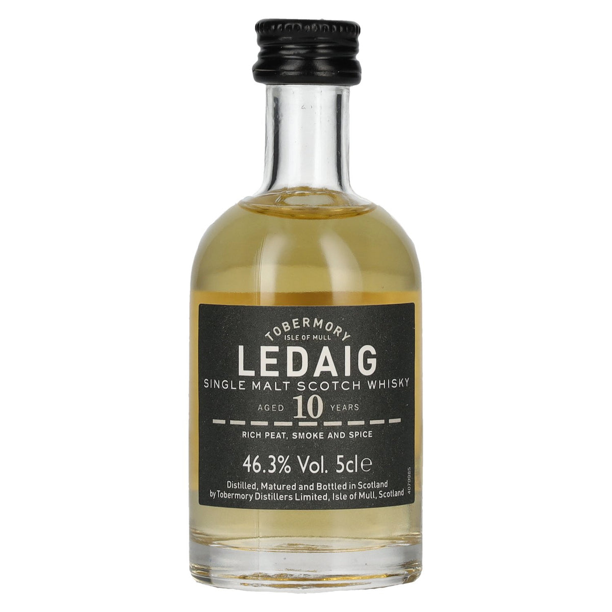Ledaig Whisky single malt 10 ans d'âge, 46,3 % vol., 0,05 l