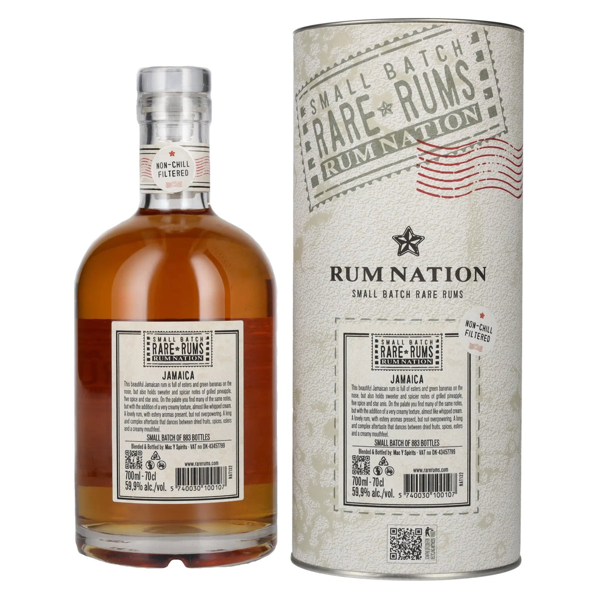 Rum Nation Rare Rum JAMAICA 2017/2024 59,9% Vol. 0,7l in Geschenkbox