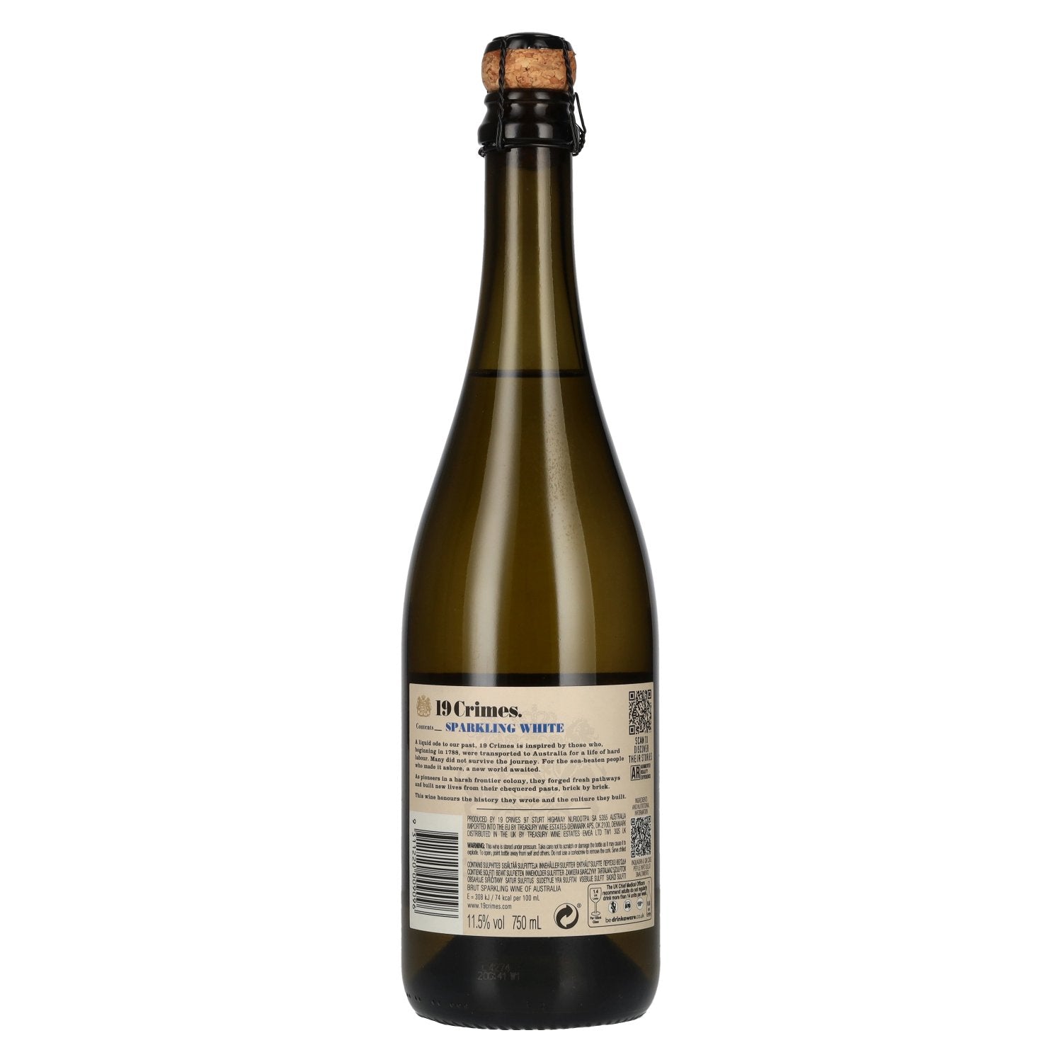 19 Crimes Sparkling White 11,5% Vol. 0,75l