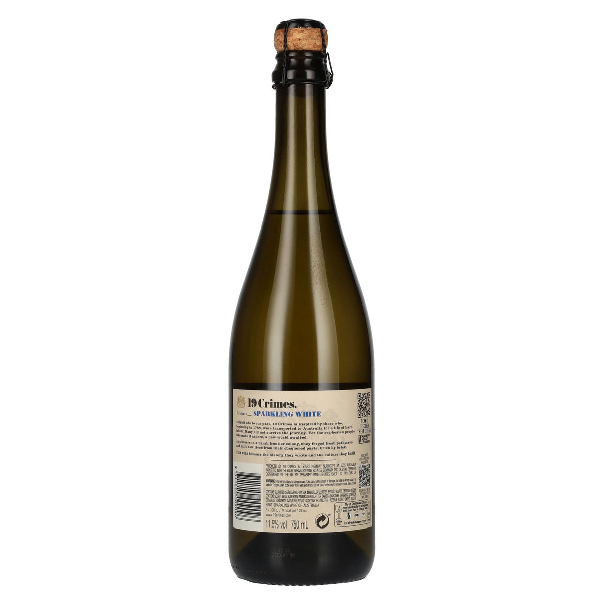 19 Crimes Sprankelend Wit 11,5% Vol. 0,75l