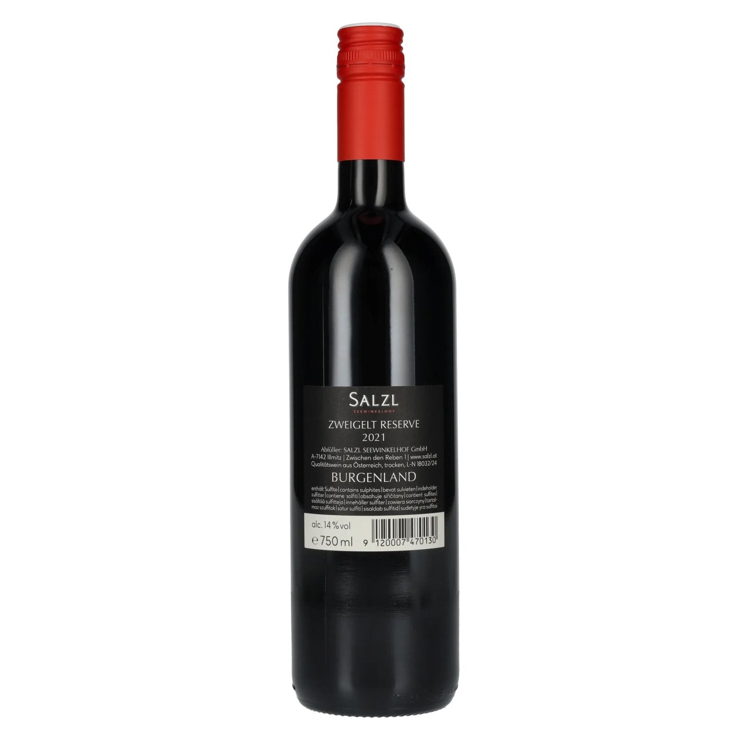 Salzl Zweigelt Reserve 2021 14% Vol. 0,75l