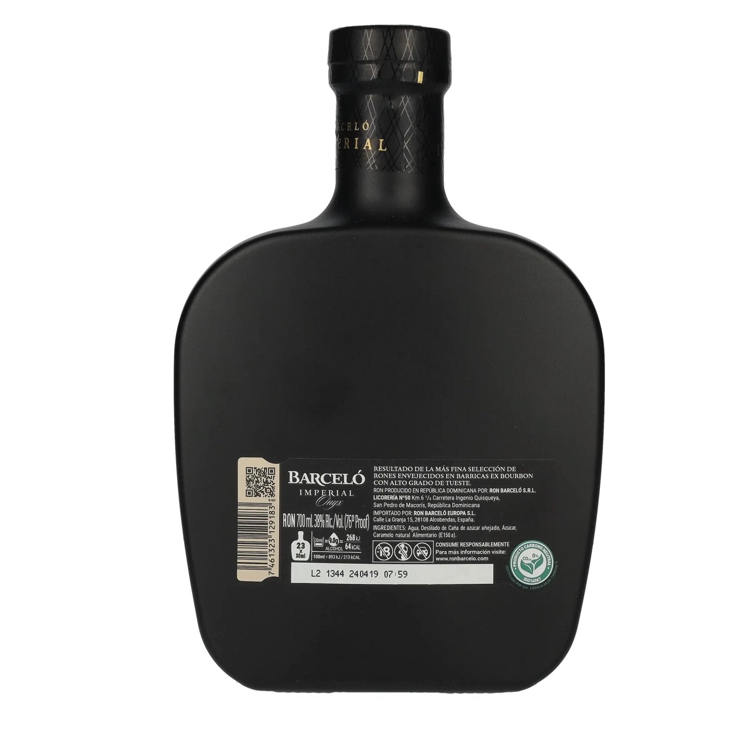 Barceló Imperial ONYX Ron Dominicano 38% Vol. 0,7l