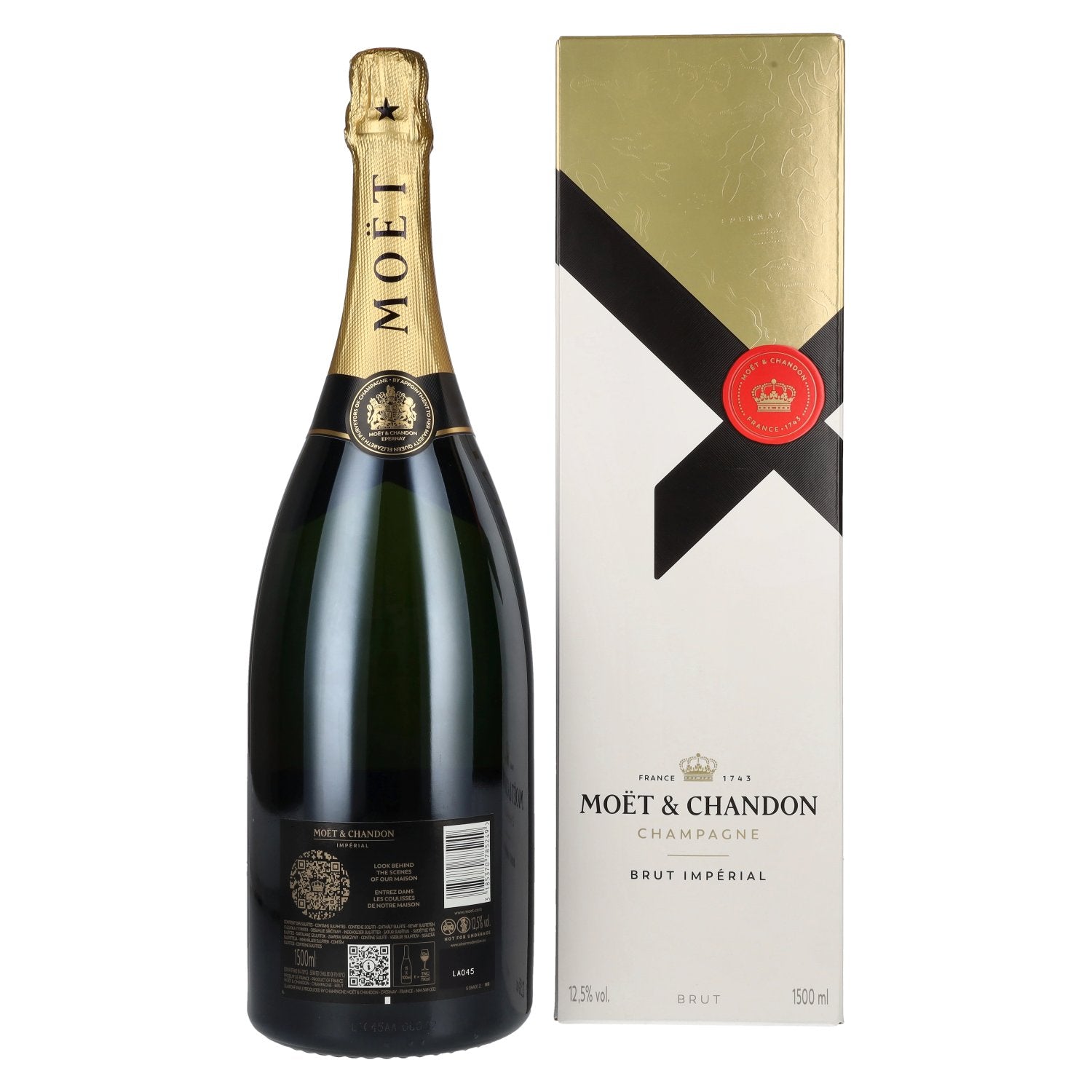 Moët &amp; Chandon Champagne IMPÉRIAL Brut 12.5% vol. 1.5l in gift box