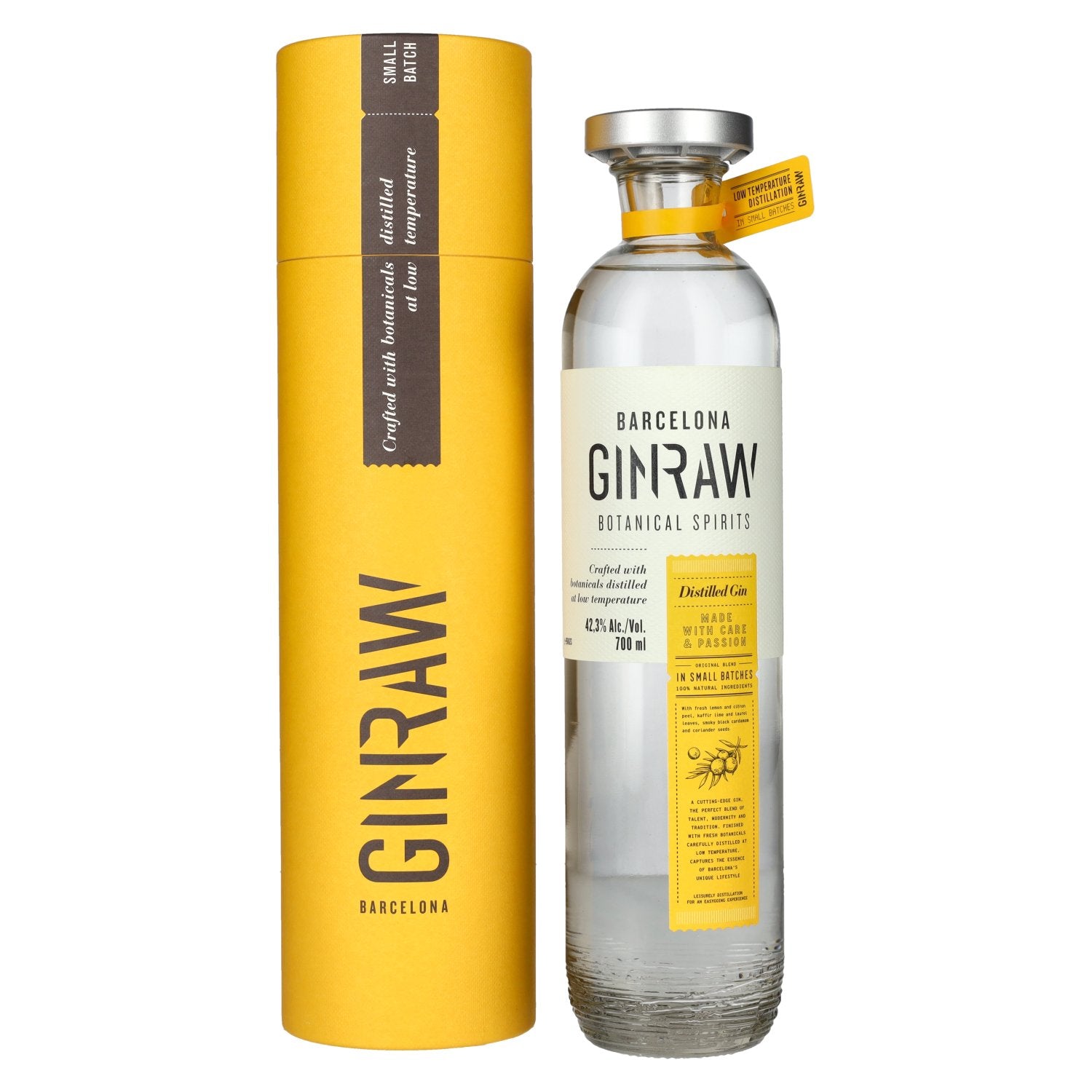 Ginraw Gastronomic Gin 42,3% Vol. 0,7l in Geschenkbox