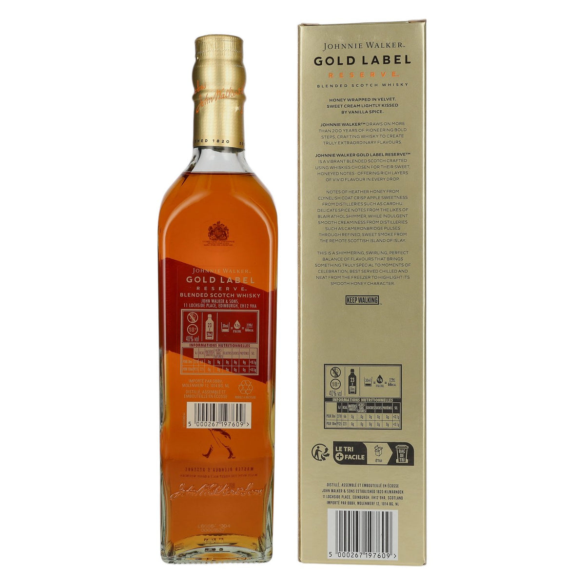 Johnnie Walker GOLD LABEL Reserve 40% Vol. 0,7l in Geschenkbox