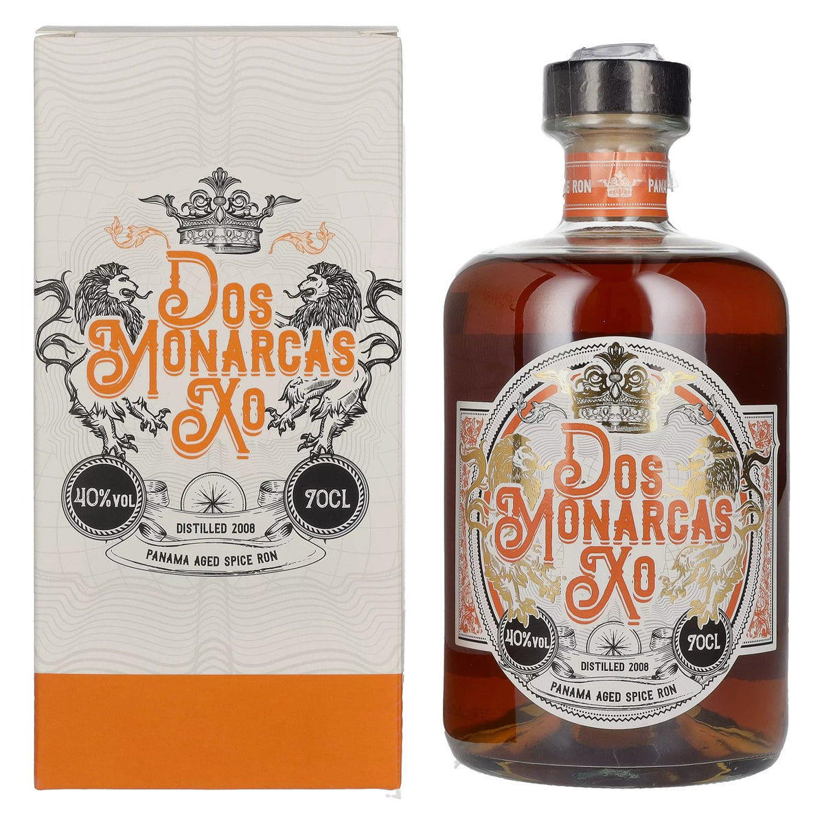 Dos Monarcas XO Panama Aged Spice 40% vol. 0,7 l in geschenkverpakking