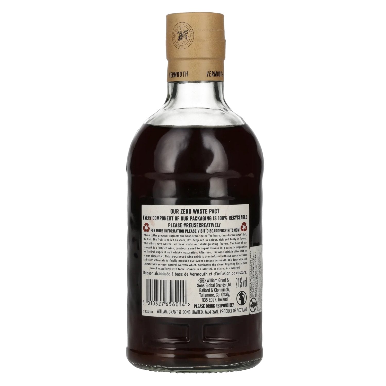 Discarded Vermouth SWEET CASCARA 21% Vol. 0,5l