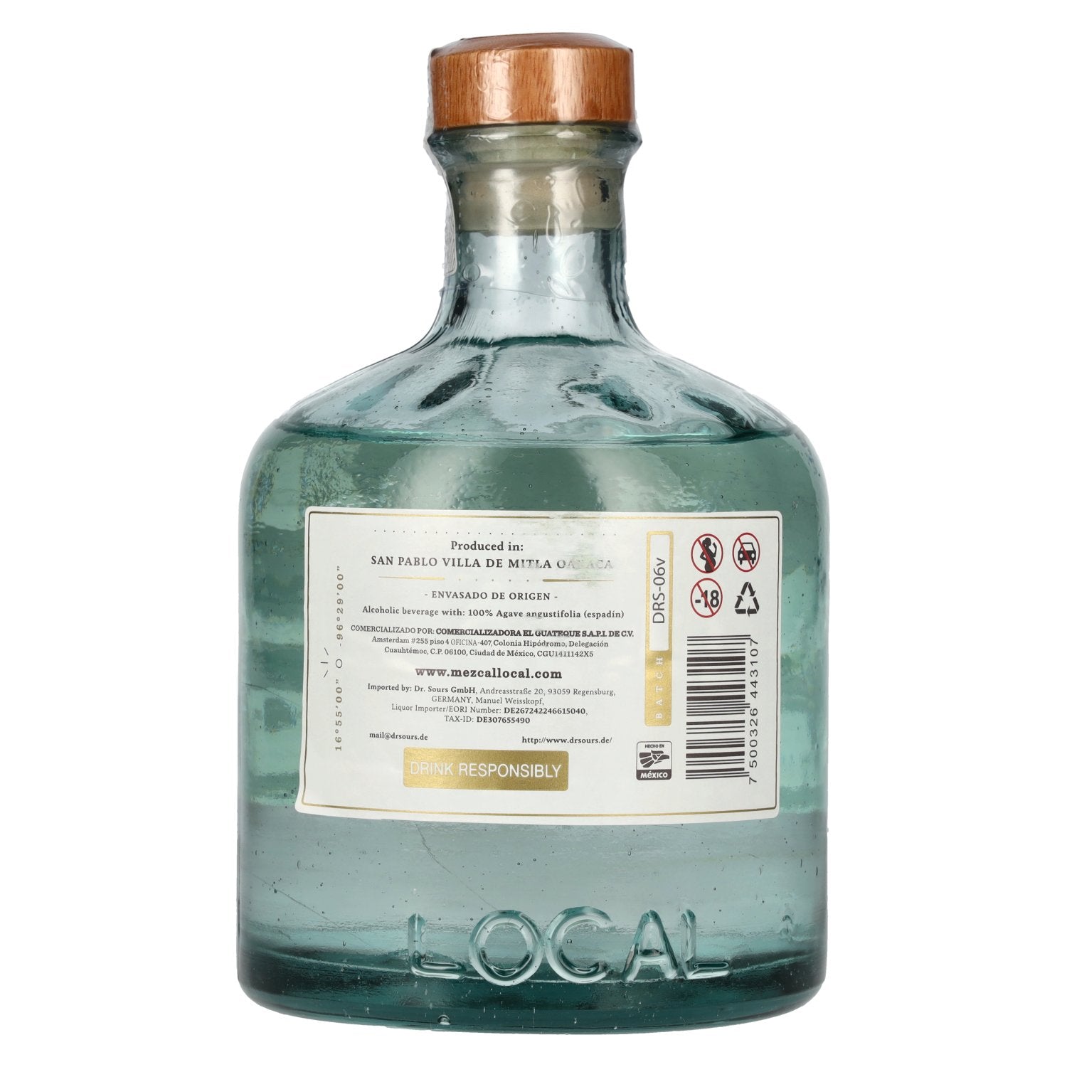 Mezcal Artesanal Local DOP 42% Vol. 0,7l