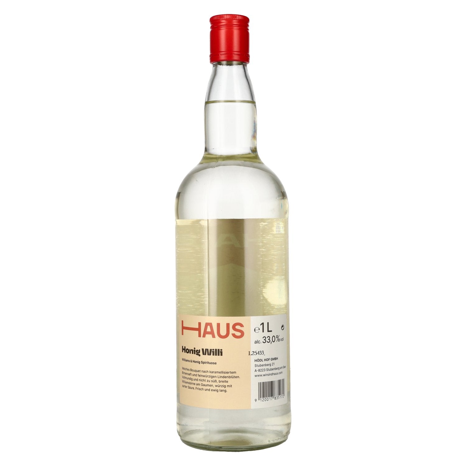 Hödl Hof HAUS HONIG WILLI Spirit 33% Vol. 1l