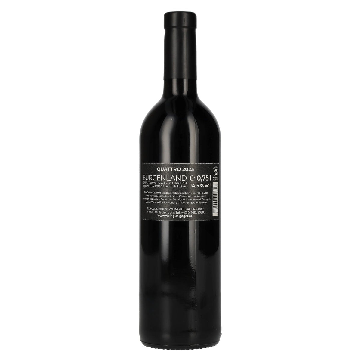 Gager Quattro Burgenland 2023 14,5% Vol. 0,75l