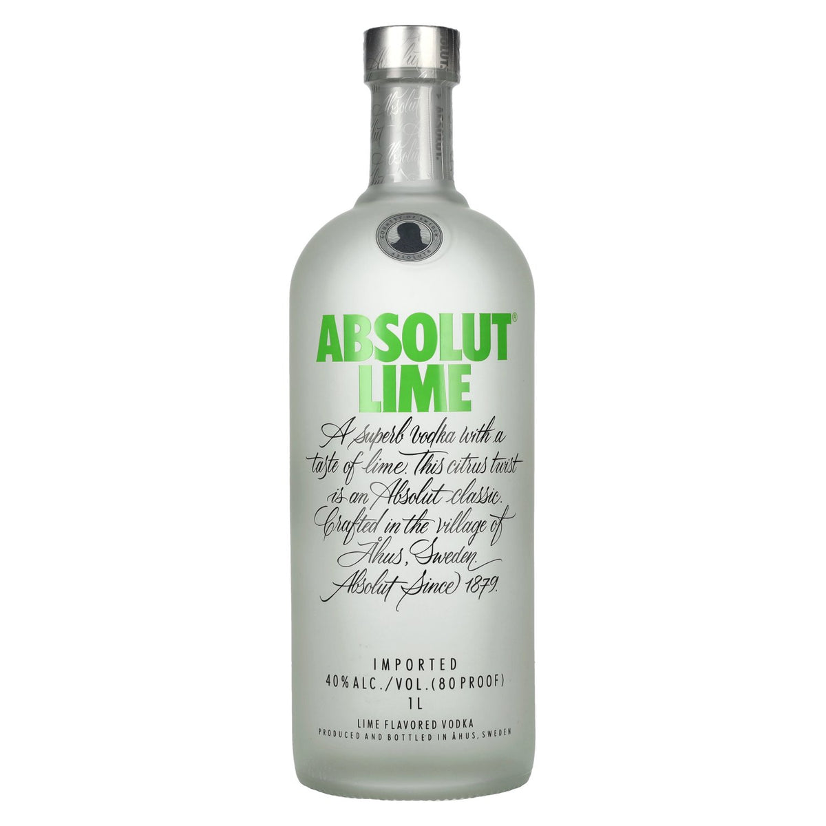 Absolut LIME Flavoured Vodka 40% Vol. 1l