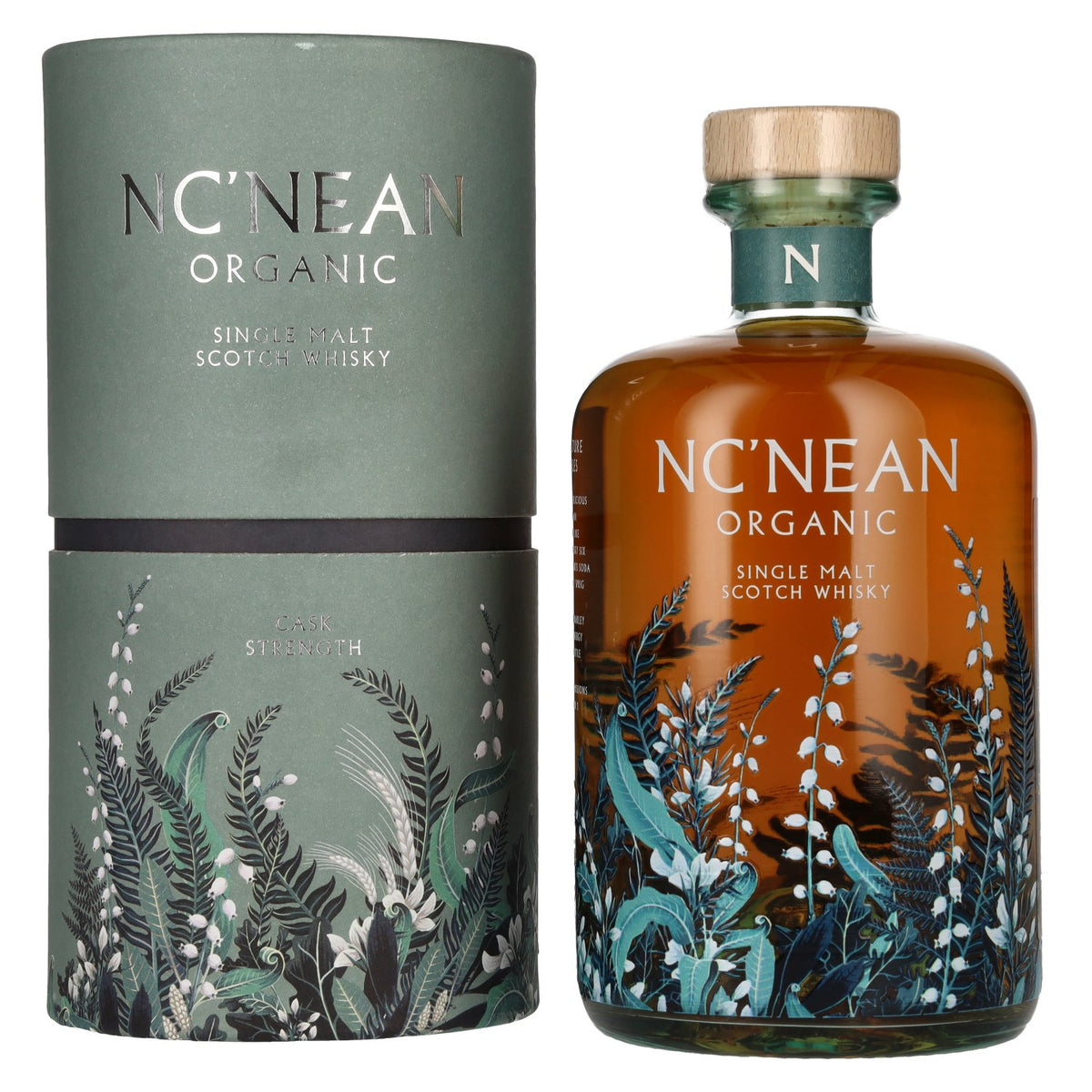 NC'NEAN ORGANIC Cask Strength Single Malt Scotch Whisky Batch CS/GD06 59,6% Vol. 0,7l en boîte cadeau