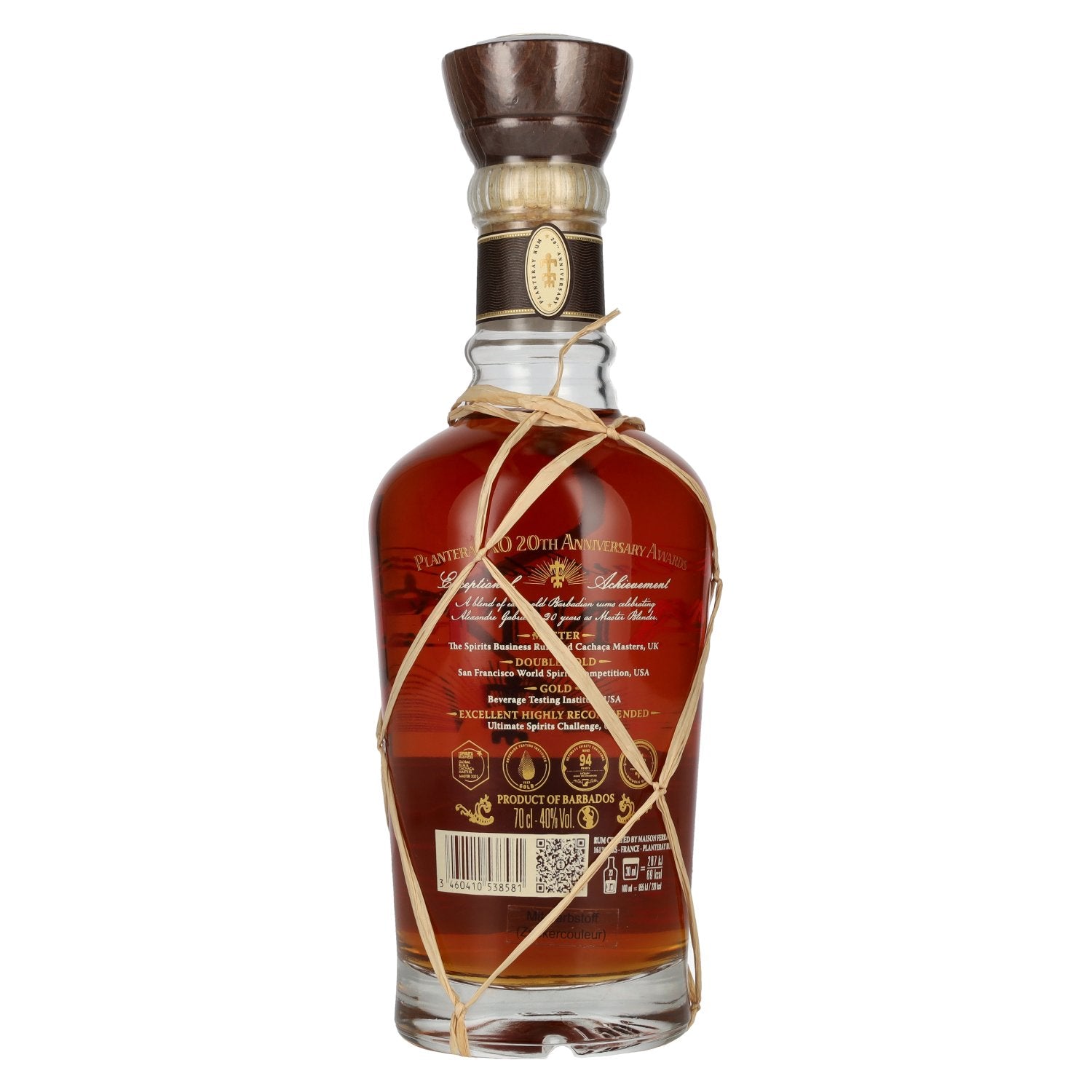 Planteray Rum BARBADOS XO 20th Anniversary 40% Vol. 0,7l
