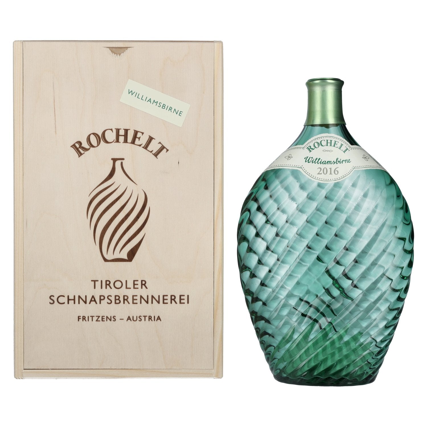 Rochelt Williamsbirne 2016 50% Vol. 0,7l in Holzkiste
