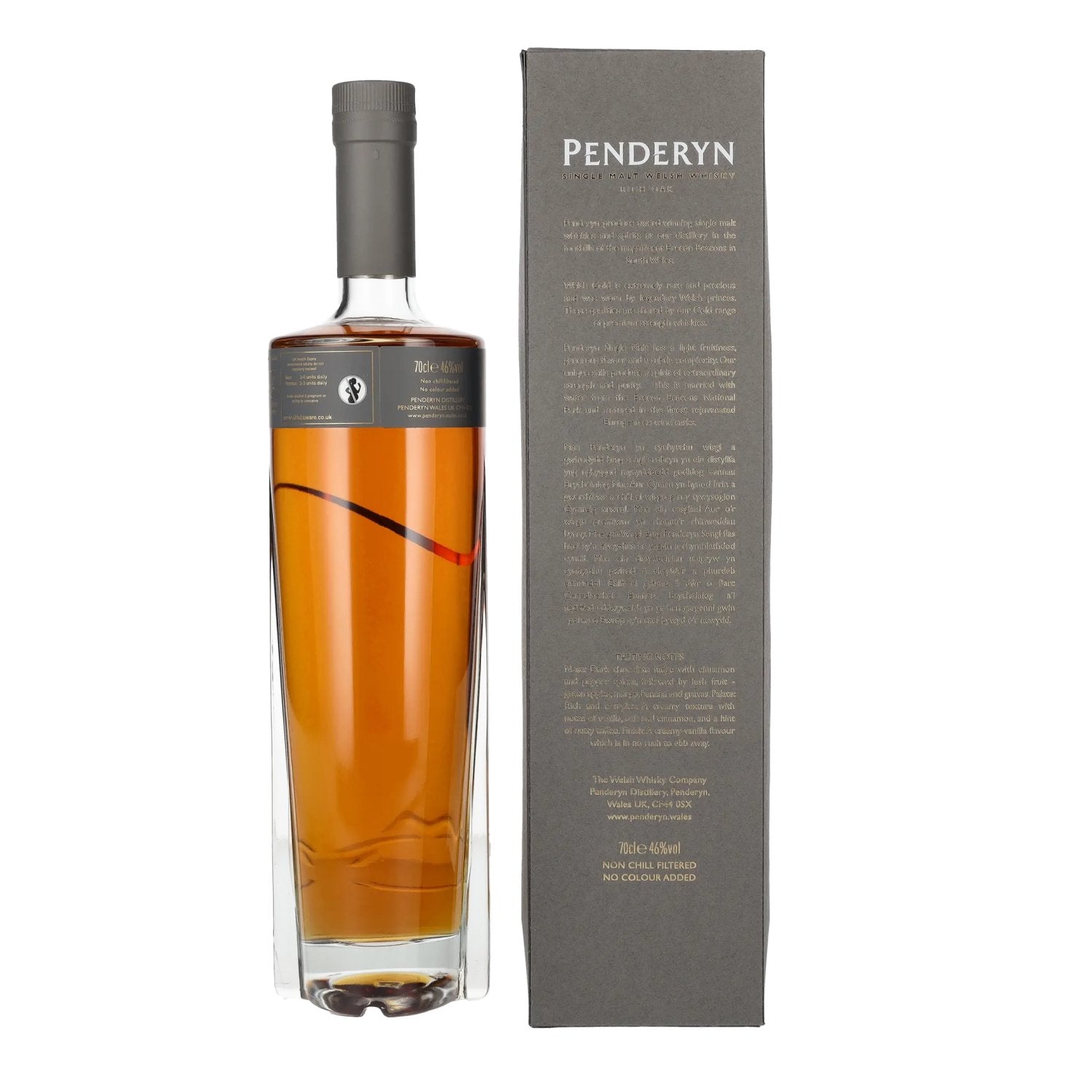 Penderyn RICH OAK Single Malt Welsh Whiskey 46% Vol. 0,7l in geschenkverpakking