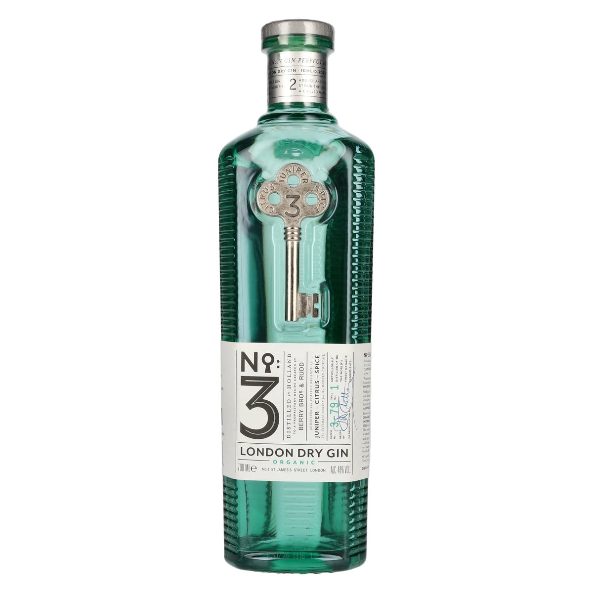 No. 3 London Dry Gin Biologisch 46% vol. 0,7 l