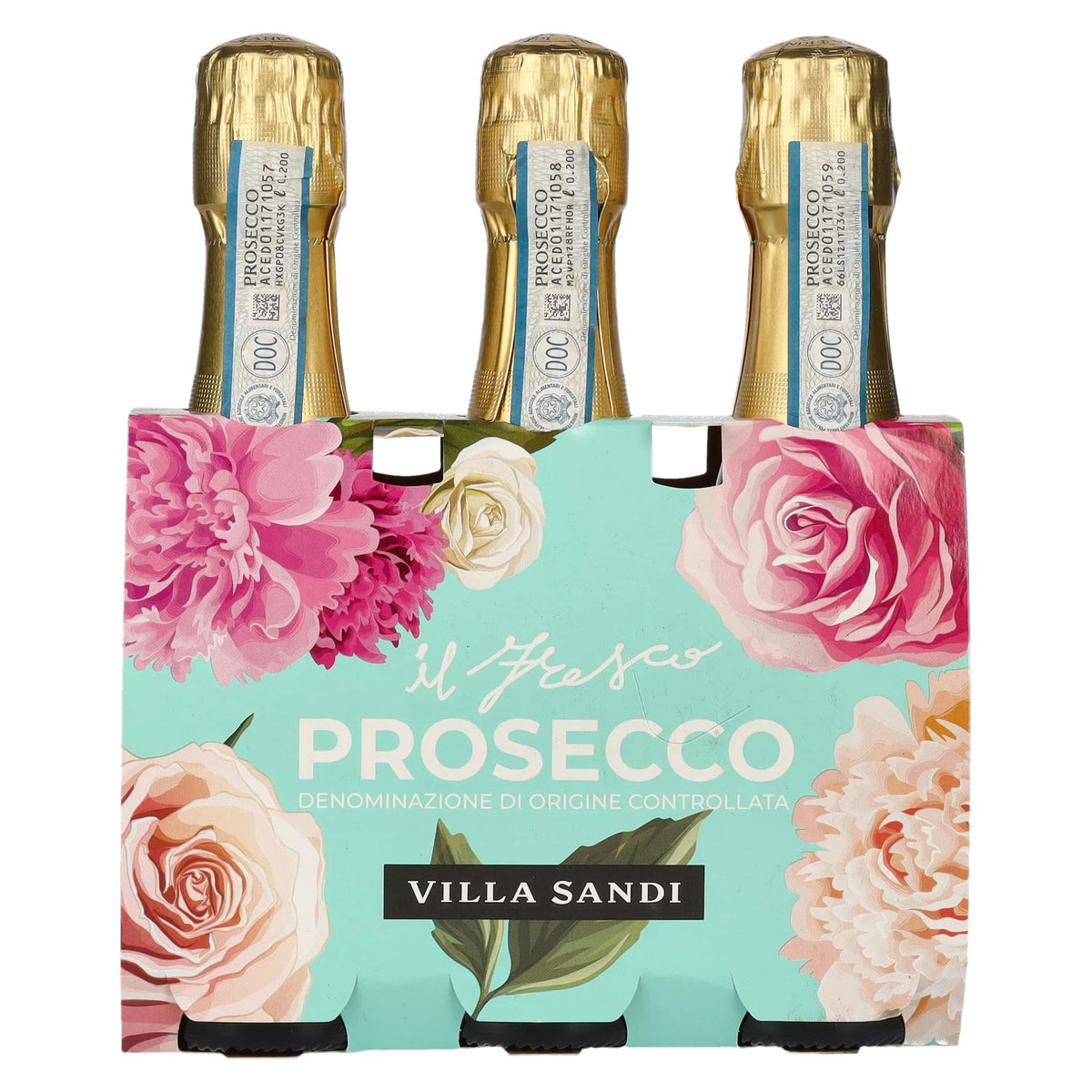 Villa Sandi Il Fresco Prosecco Treviso Brut (TRIO) DOC 11% vol. 3 x 0,2 l
