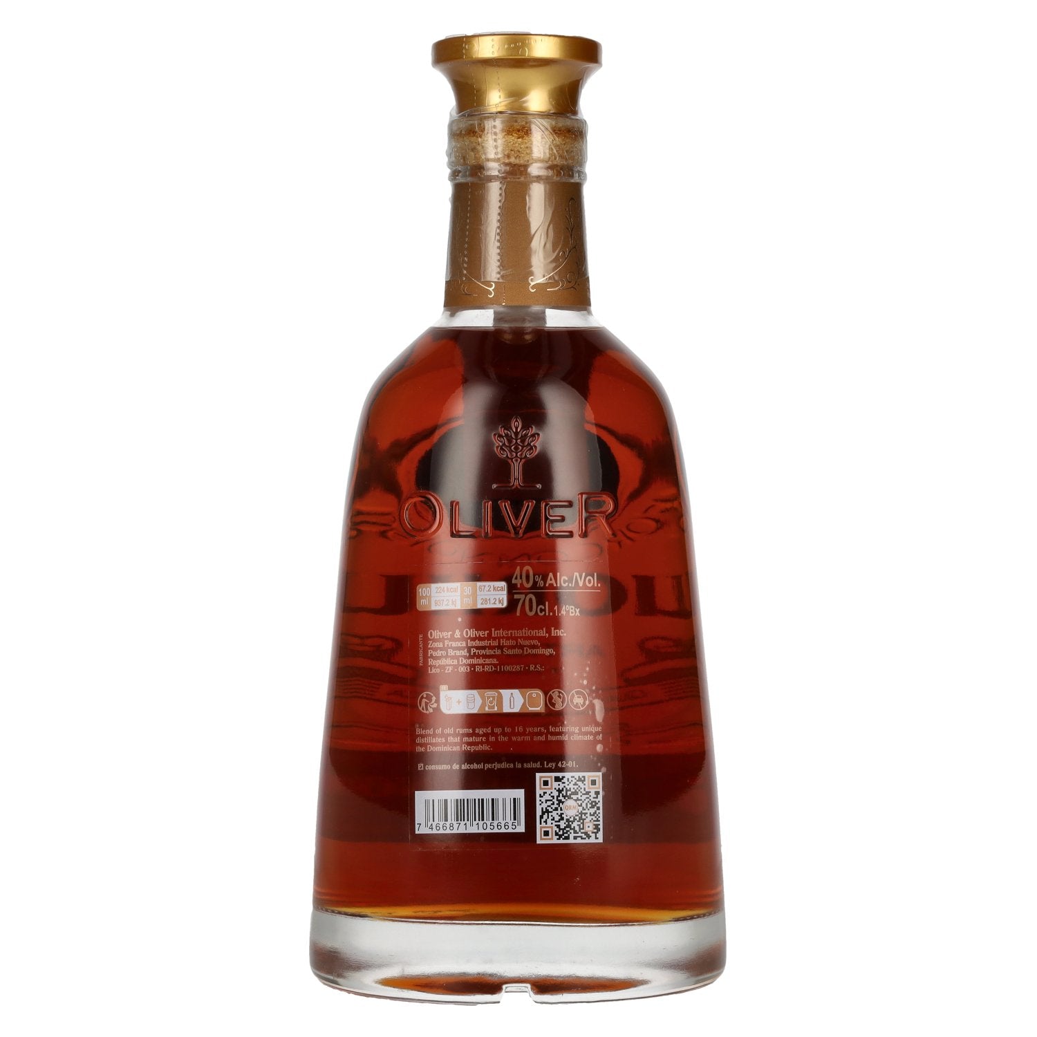Ron Quorhum 16 Sistema Solera TERRA NOVA 40% vol. 0,7l