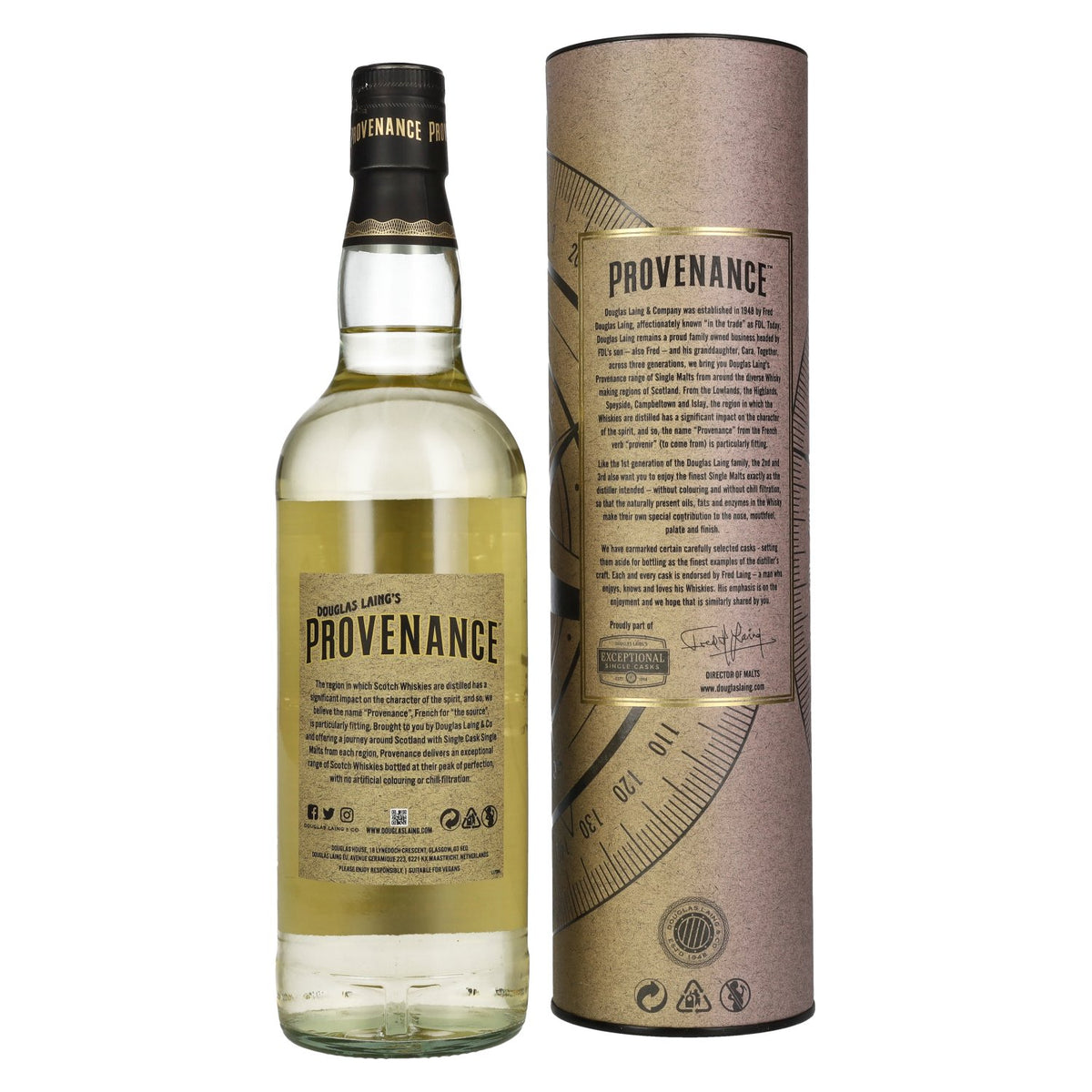 Douglas Laing PROVENANCE Coastal Collection Caol Ila 8 ans d'âge 2012 46 % vol. 0,7 l dans un coffret cadeau