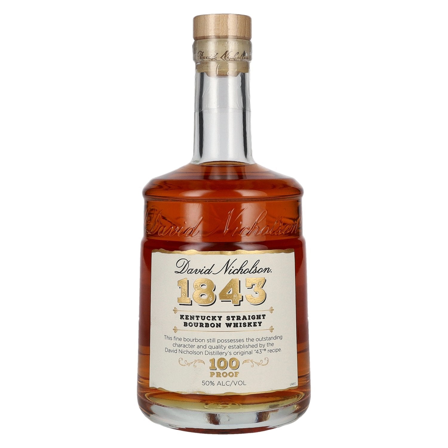 David Nicholson 1843 100 Proof Kentucky Straight Bourbon Whiskey 50% Vol. 0,7l