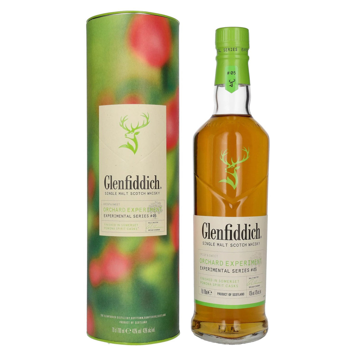Glenfiddich ORCHARD EXPERIMENT Single Malt Scotch Whisky 43% vol. 0,7 l in geschenkverpakking