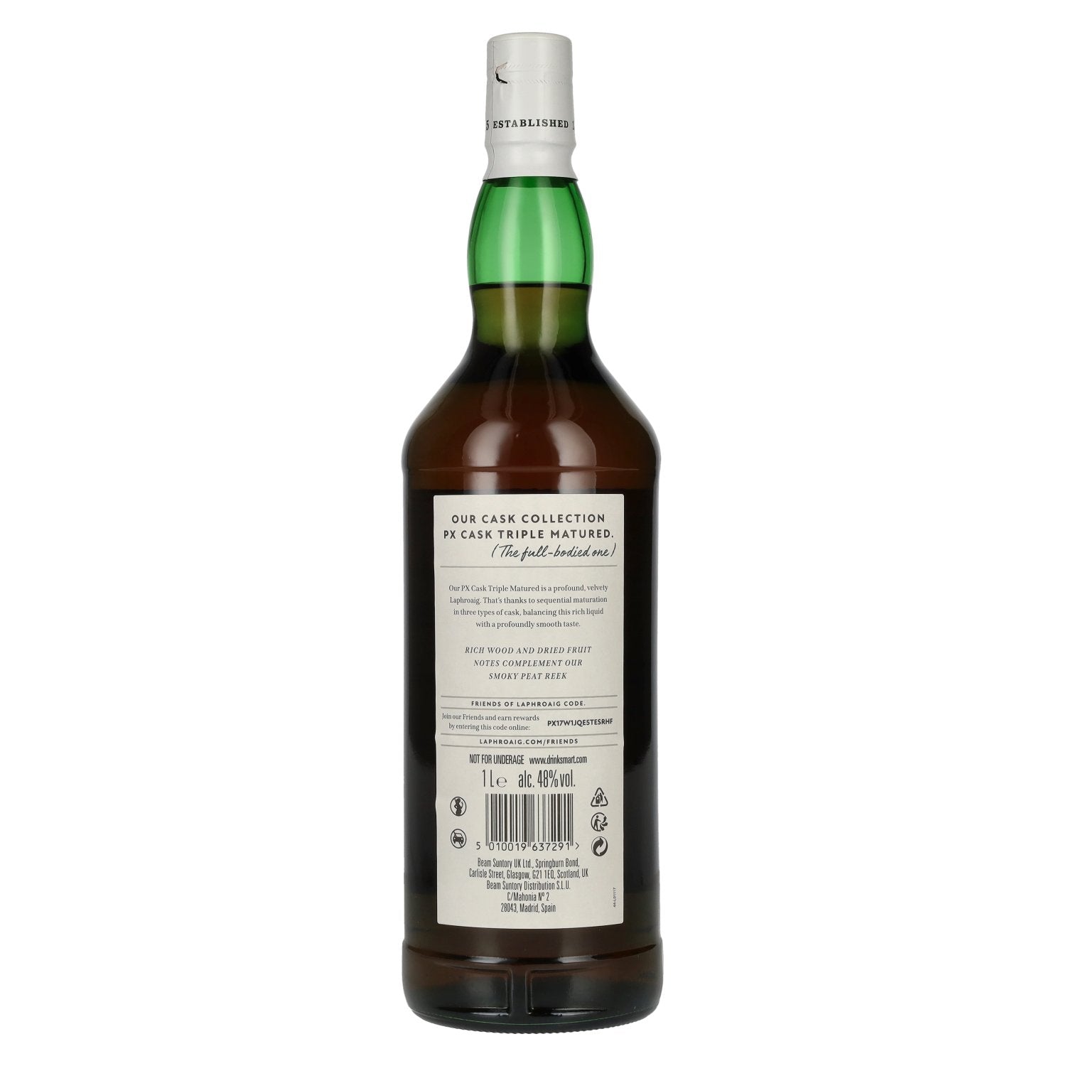 Laphroaig PX Cask Triple Matured Islay Single Malt Scotch Whisky 48% Vol. 1l