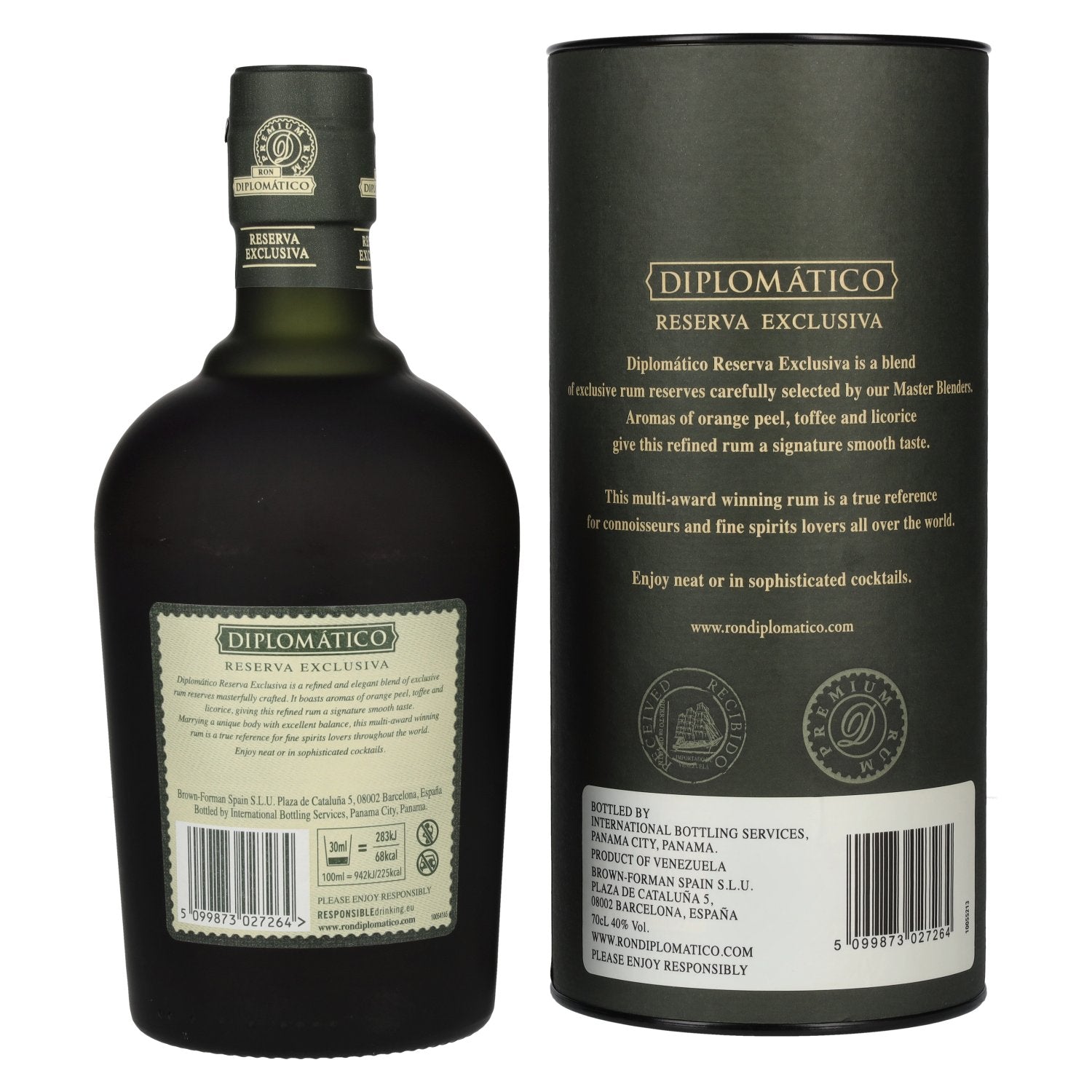 Diplomático RESERVA EXCLUSIVA Roner Antiguo 40% Vol. 0,7l in gift box