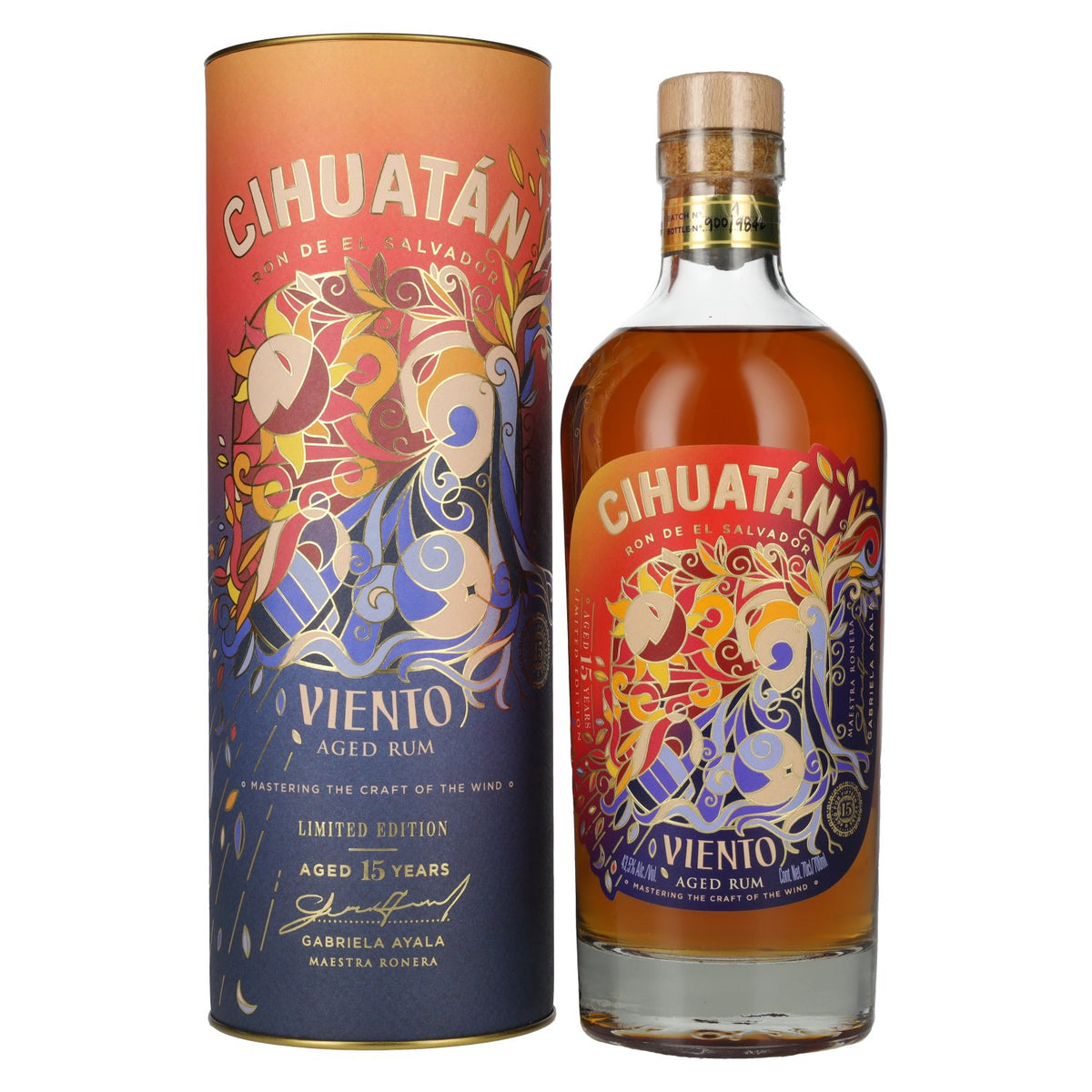 Cihuatán VIENTO Rum Limited Edition 43,5% vol. 0,7l en boîte cadeau