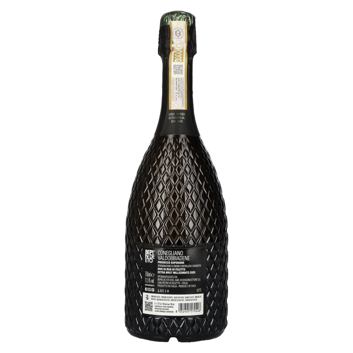Bepin De Eto Prosecco Superiore Extra Brut Millesimato DOCG 2025 11,5% Vol. 0,75l