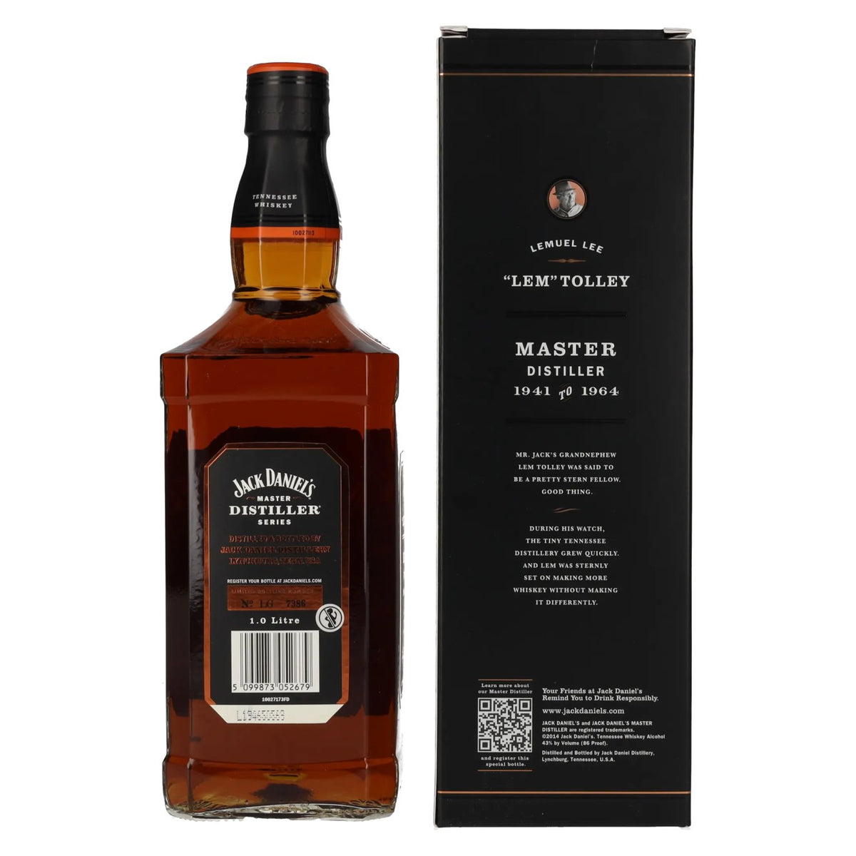 Jack Daniel's MASTER DISTILLER Series No. 3, édition limitée, 43 % vol., 1 l, dans un coffret cadeau