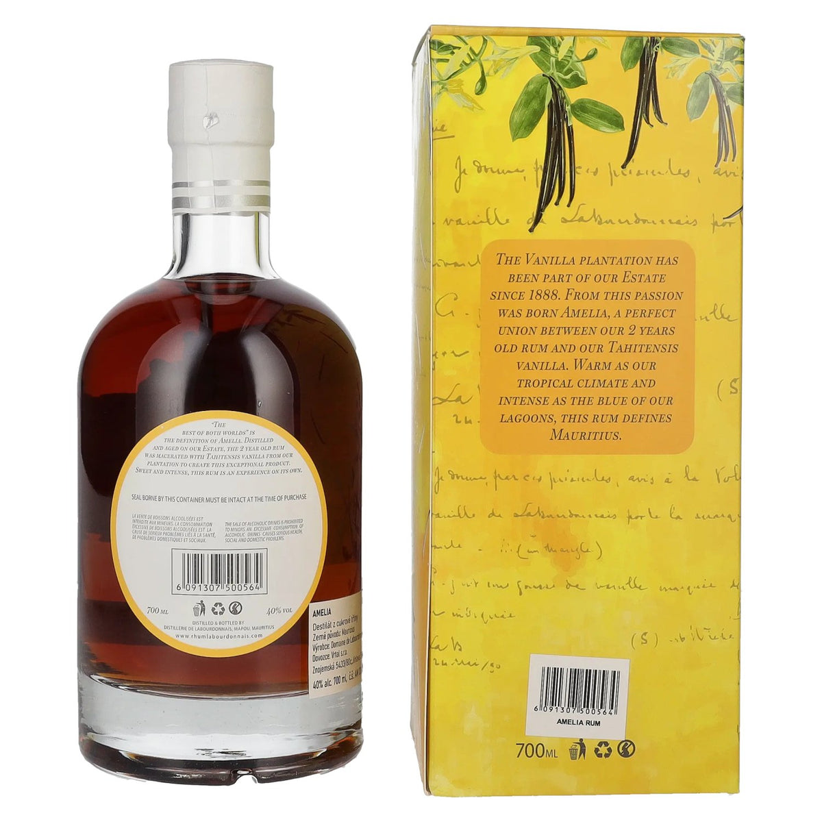 Labourdonnais Amélia Ruby Port Cask 40% Vol. 0,7l in Geschenkbox