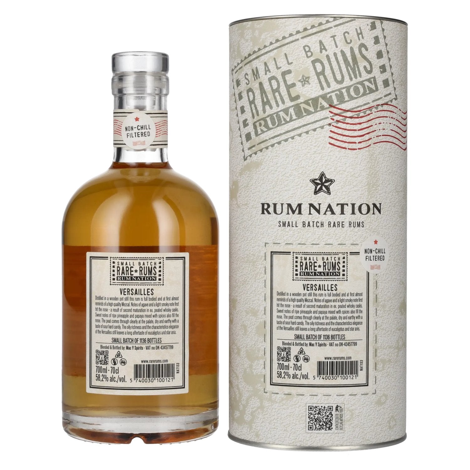 Rum Nation Rare Rums VERSAILLES 2007/2024 58,2% Vol. 0,7l in gift box