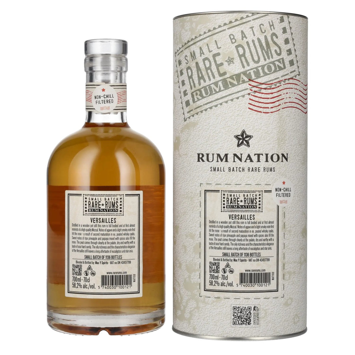 Rum Nation Rare Rums VERSAILLES 2007/2024 58,2% Vol. 0,7l in Geschenkbox