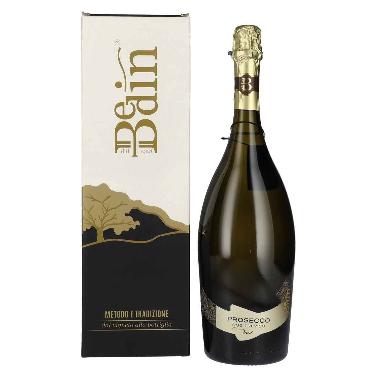 Bedin Prosecco Treviso Brut DOC 11% Vol. 1.5l in geschenkverpakking