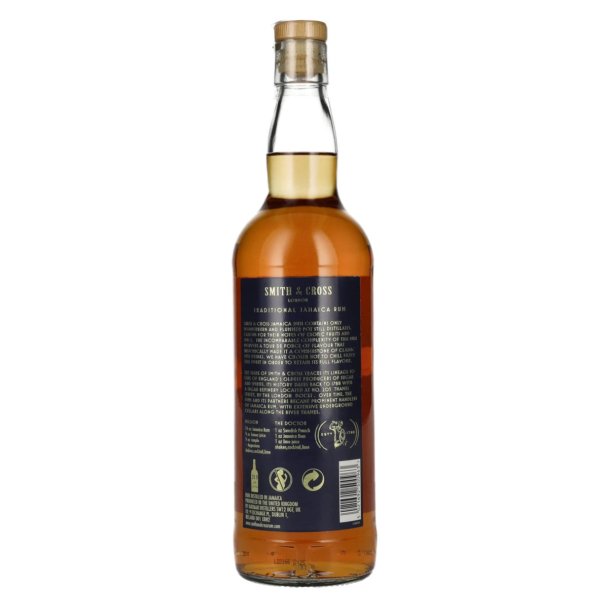 Smith &amp; Cross Traditional Jamaica Rum 57% ABV 0.7l