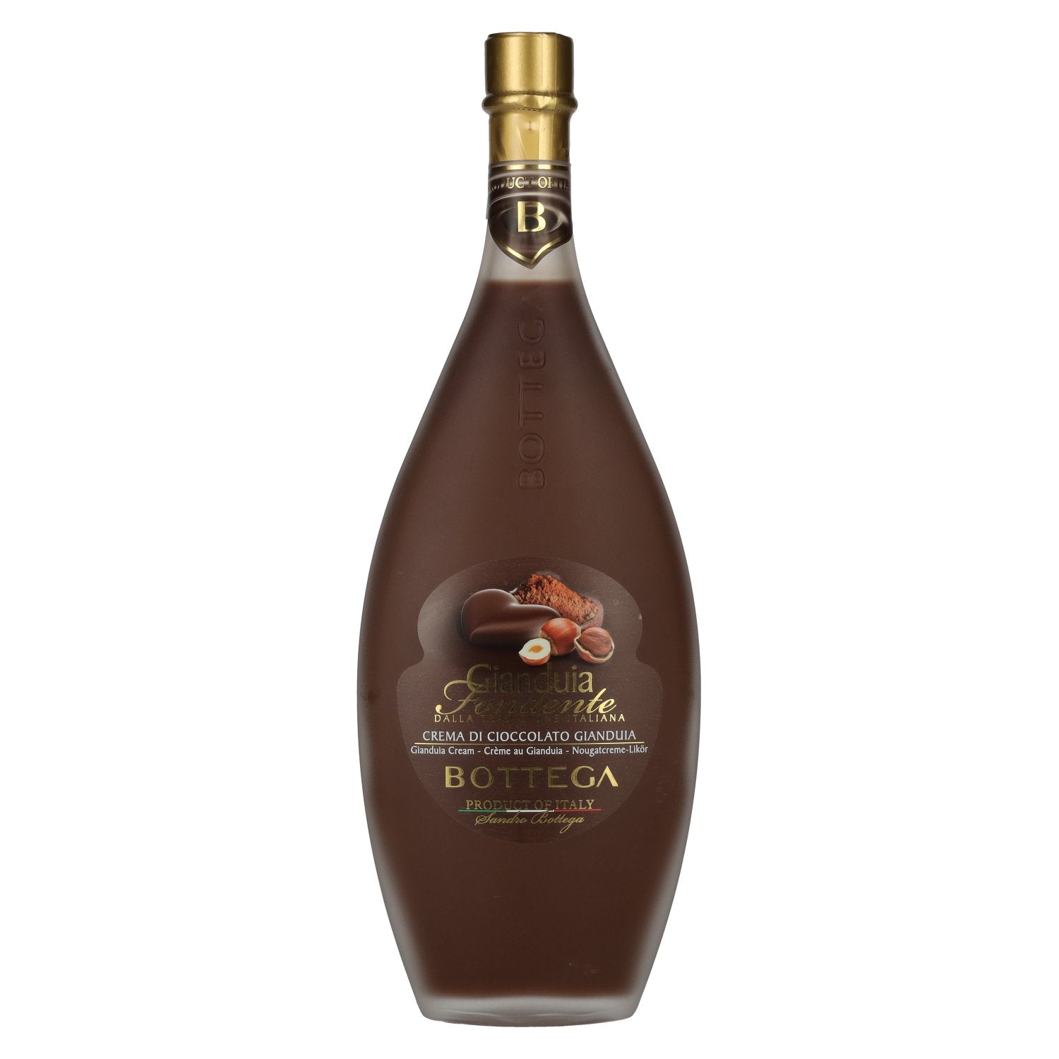 Bottega Crema di CIOCCOLATO GIANDUIA FONDENTE Cream Liqueur 17% Vol. 0,5l