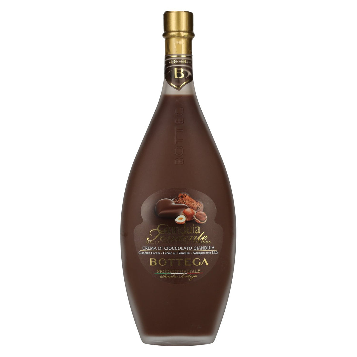 Bottega Crema di CIOCCOLATO GIANDUIA FONDENTE Cream Liqueur 17% Vol. 0,5l