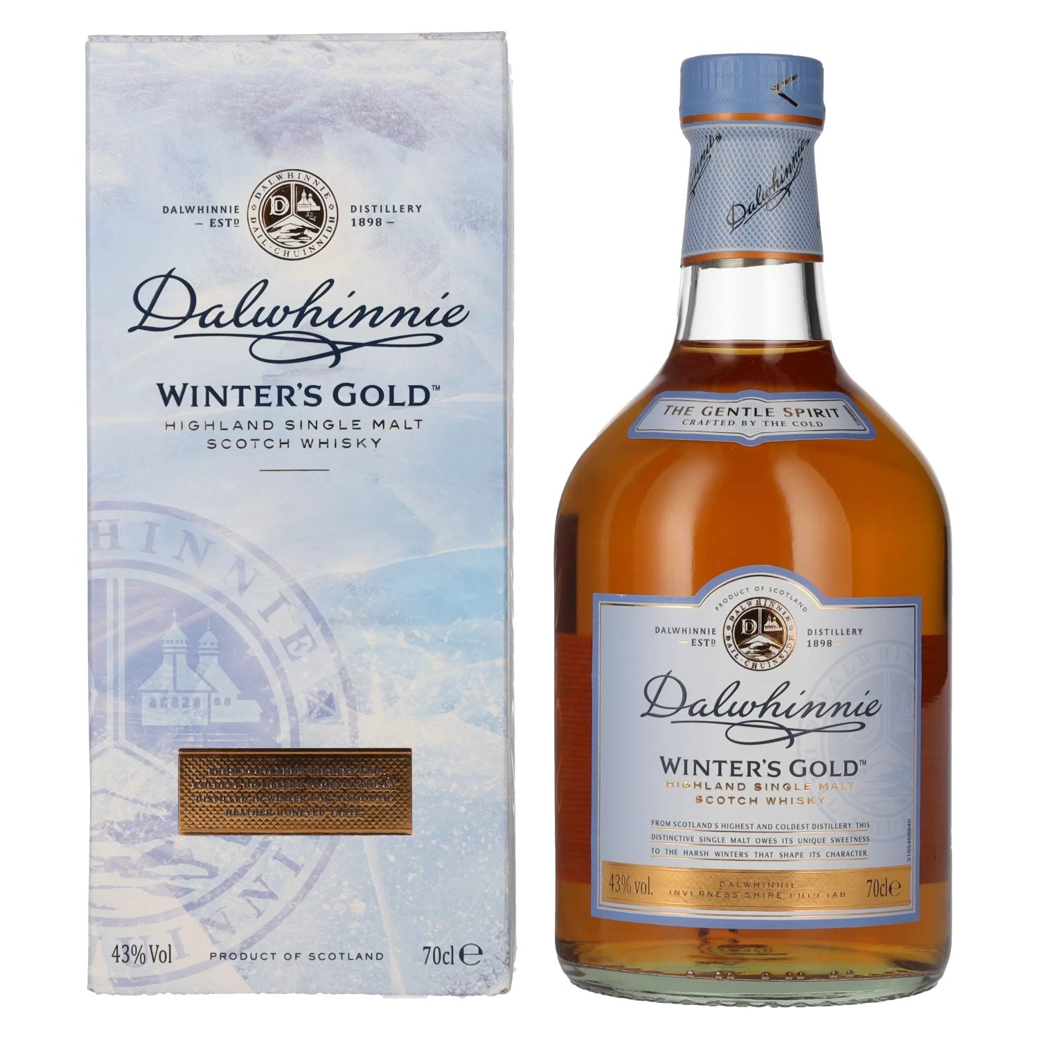 Dalwhinnie WINTER'S GOLD Highland Single Malt Scotch Whisky 43% Vol. 0,7l in Geschenkbox