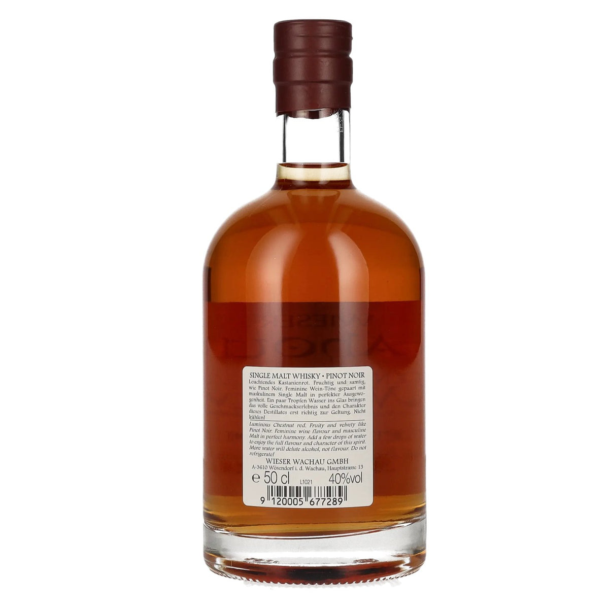 Wieser Single Malt WIESky Pinot Noir Whisky 40% vol. 0,5 l