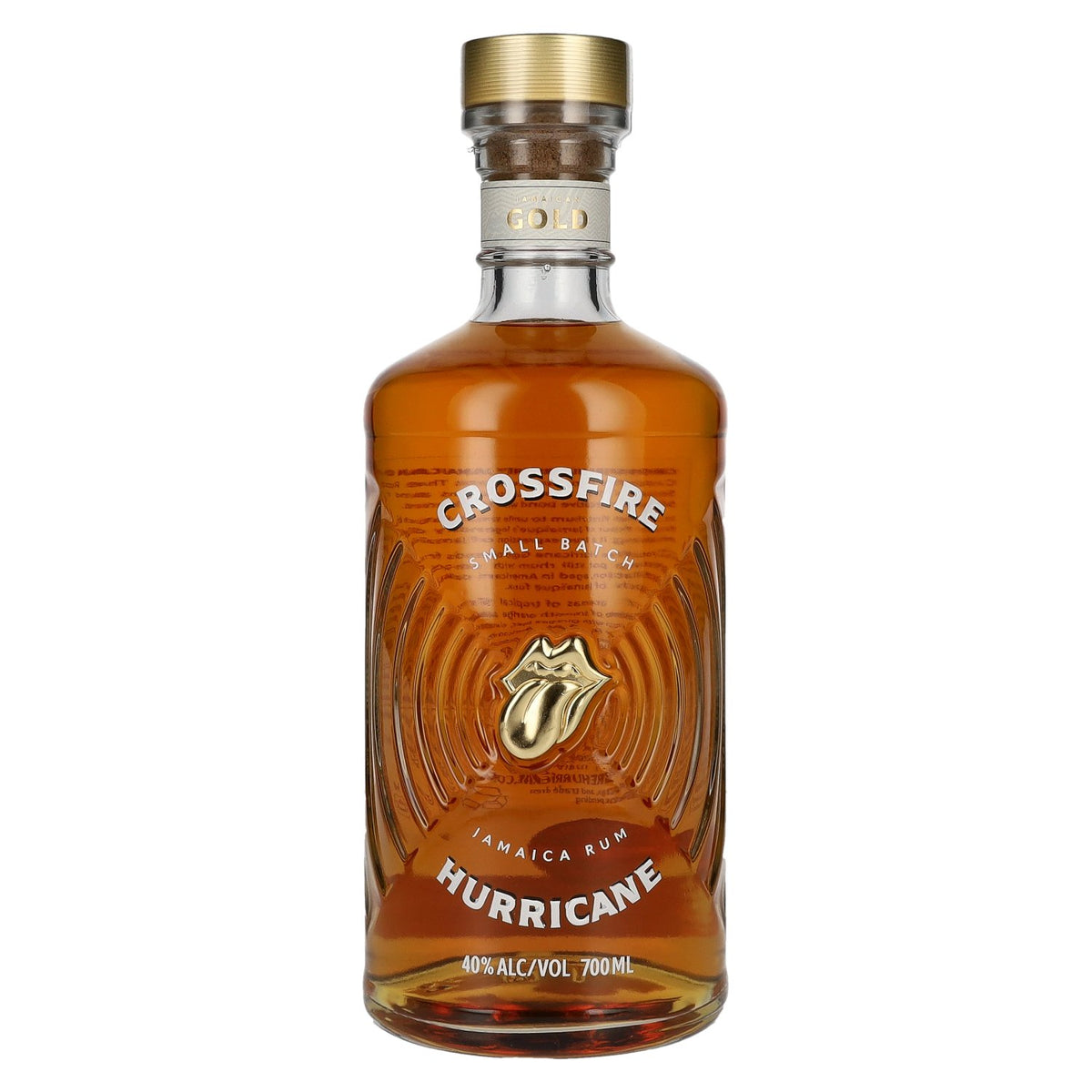 Crossfire HURRICANE x ROLLING STONES Gold Small Batch Jamaica Rum 40% ABV 0.7l