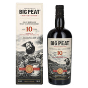 Douglas Laing Big Peat 10 ans d'âge, vieilli en fût de vin rouge, édition d'hiver 2026, 48 % vol., 0,7 l, dans un coffret cadeau