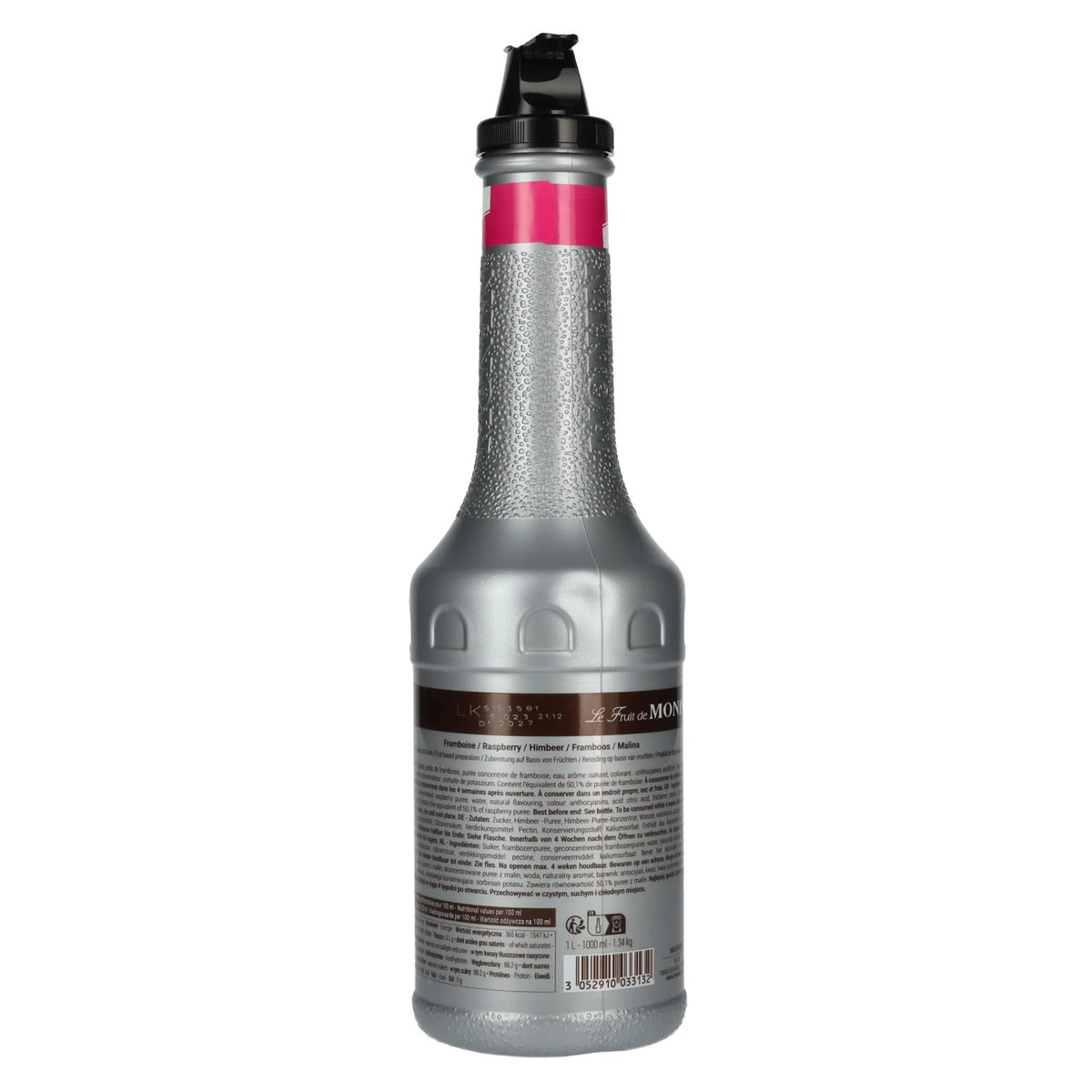 Monin Raspberry Fruit Purée 1l PET