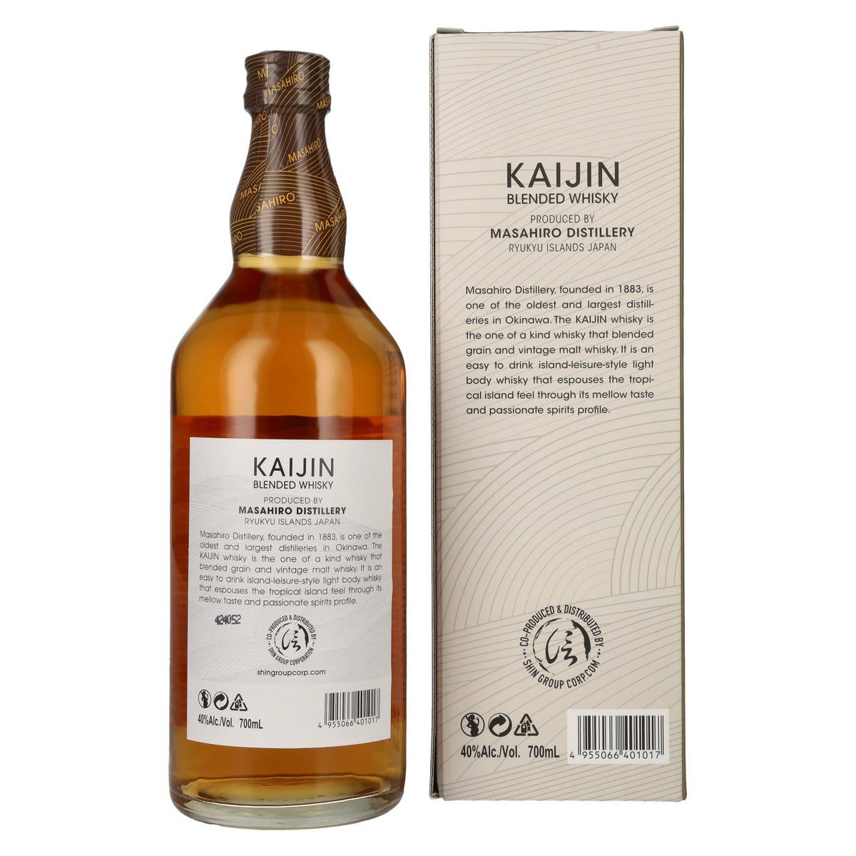 Kaijin Blended Whisky 40% Vol. 0,7l in gift box