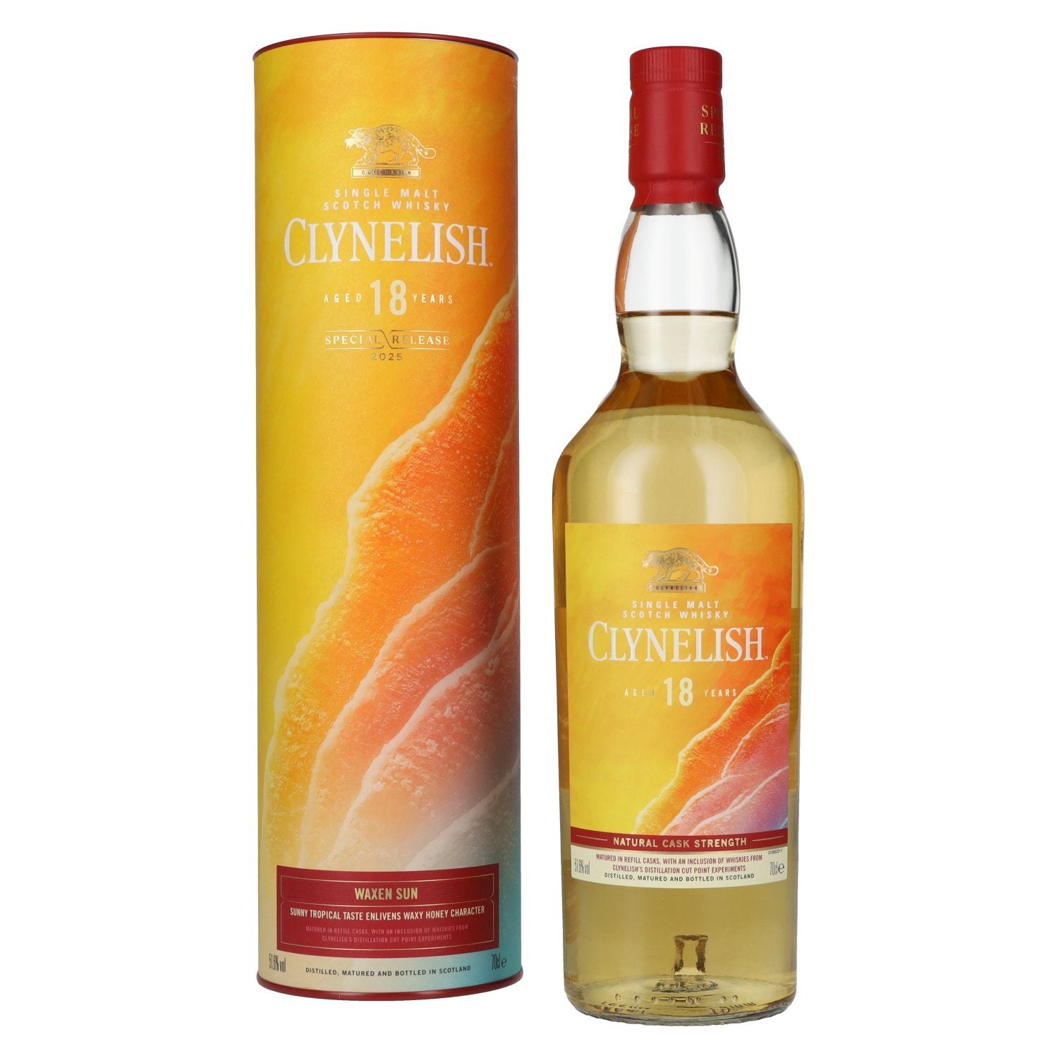 Clynelish 18 Years Old WAXEN SUN Single Malt Special Release 2025 51,6% Vol. 0,7l in Geschenkbox