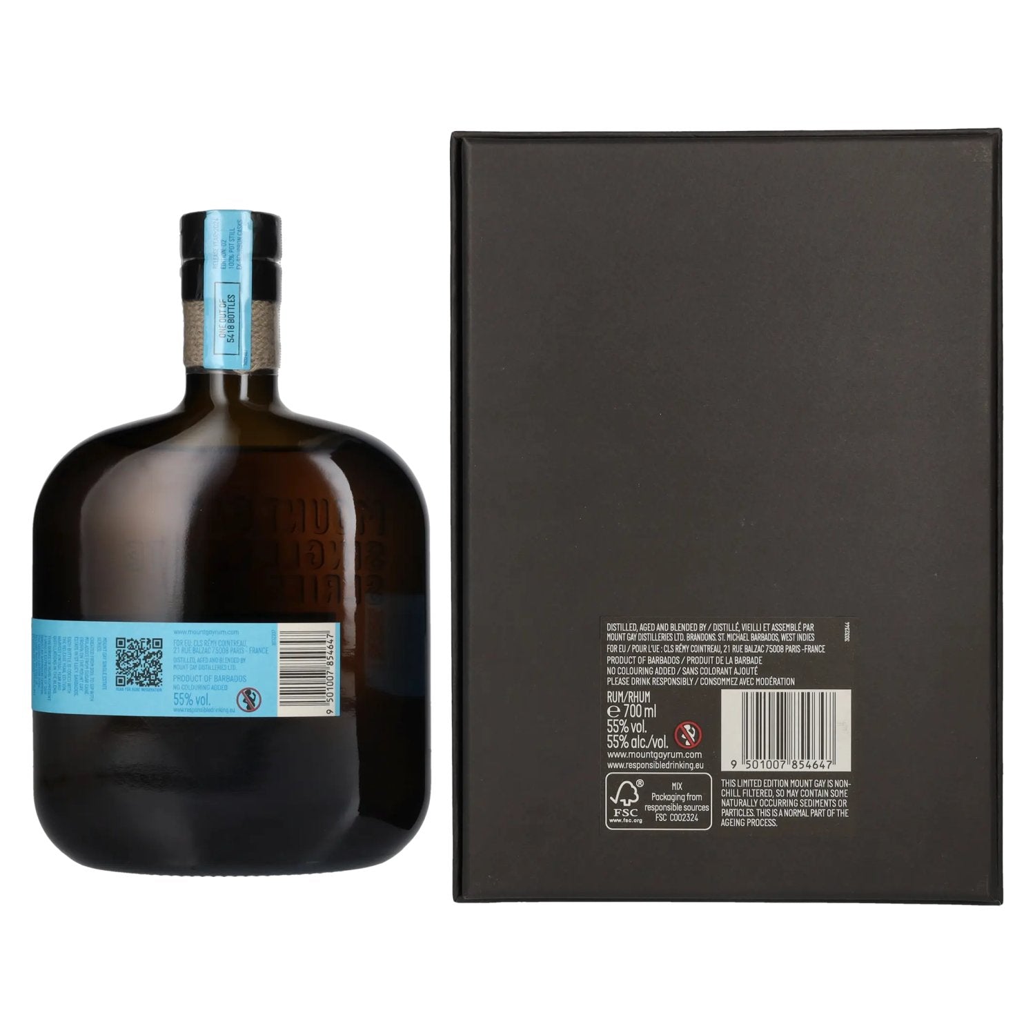 Mount Gay Single Estate Series #24/2 55% Vol. 0,7l in gift box